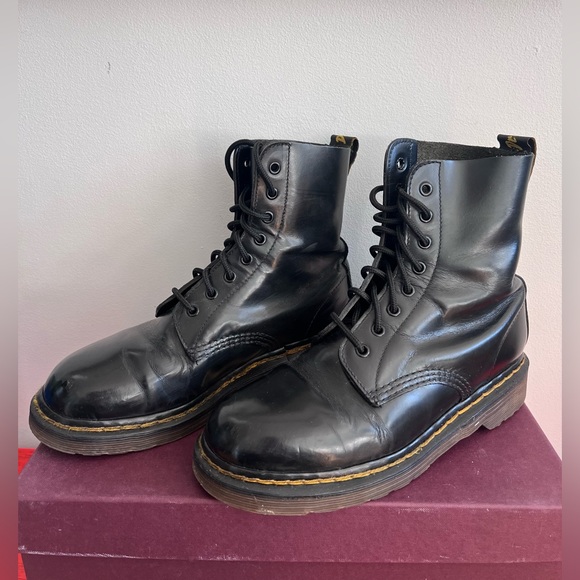 Rare!! 1460 Dr Martens boots vintage Made in England - Picture 3 of 10